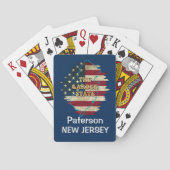 Aangepaste New Jersey State-speelkaarten Pokerkaarten (Achterkant)