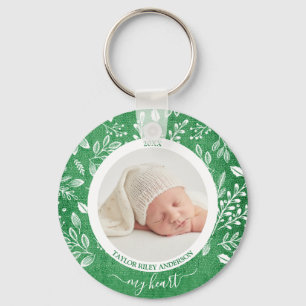 Aangepaste Newborn Photo-Sleutelhanger Sleutelhanger