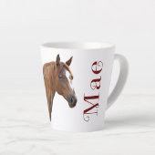 Aangepaste Nicole - Mae 1 Latte Mok (Rechterhoek)