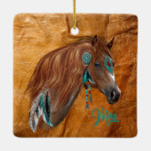 Aangepaste Nicole - Mae 2 Keramisch Ornament (Achterkant)