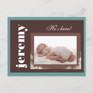 Aangepaste Nieuwe Baby aankondiging