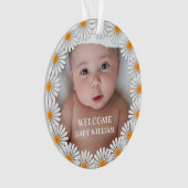 Aangepaste nieuwe baby ornament (voorkant)