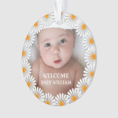 Aangepaste nieuwe baby ornament (voorkant)