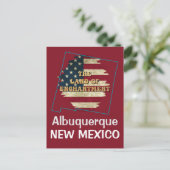 Aangepaste nieuwe Mexico-status Feestdagenkaart (Staand voorkant)