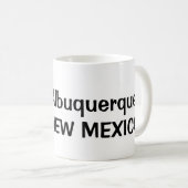 Aangepaste nieuwe Mexico-status Koffiemok (Voorkant rechts)