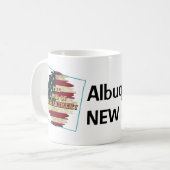 Aangepaste nieuwe Mexico-status Koffiemok (Voorkant links)