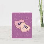 Aangepaste nieuwe Snoep hartfunctie Moderne Valent Feestdagen Kaart (Voorkant)