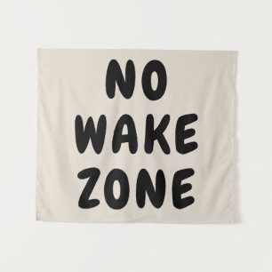 Aangepaste No Wake Zone Speelkamer Kwekerij Boho K Wandkleed