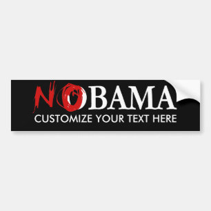 AANGEPASTE NOBAMA BUMPERSTICKER