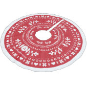 Aangepaste Noordse kerstboomrok Kerstboom Rok (Gekanteld)