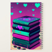 Aangepaste notitieboek voor liefhebbers van boeken (Achterkant)