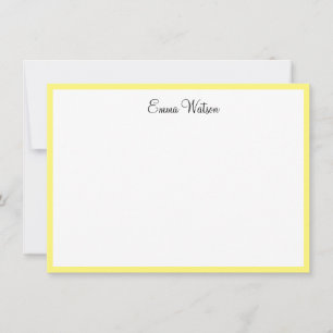 Aangepaste notitiekaart notitiekaartje