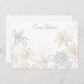 Aangepaste notitiekaart notitiekaartje (Voorkant / Achterkant)