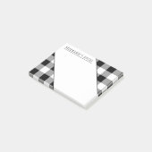 Aangepaste notities Buffalo Plaid Post-it® Notes (Schuin)