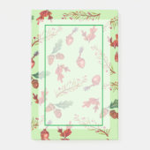 Aangepaste notities herfstpatroon post-it® notes (Voorkant)