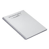 Aangepaste notities van het bureau van notitieboek (Rechterzijde)