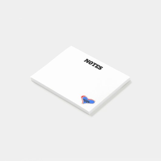 Aangepaste notities voor het achterste gedeelte post-it® notes (Schuin)