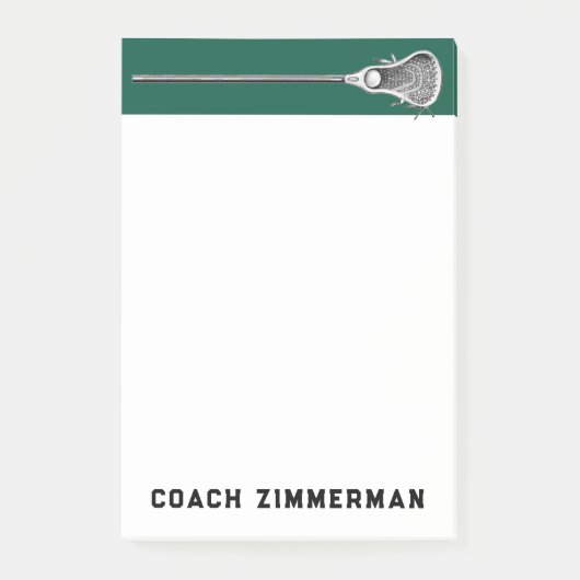 Aangepaste notities voor Lacrosse Gifts Post-it® Notes (Voorkant)