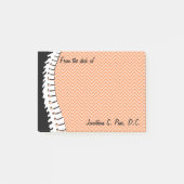 Aangepaste notities voor ruggengraat en Chevrons Post-it® Notes (Voorkant)