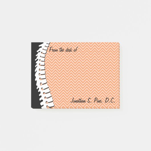Aangepaste notities voor ruggengraat en Chevrons Post-it® Notes (Voorkant)