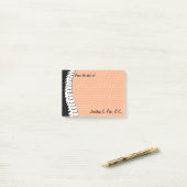 Aangepaste notities voor ruggengraat en Chevrons Post-it® Notes (Op bureau)