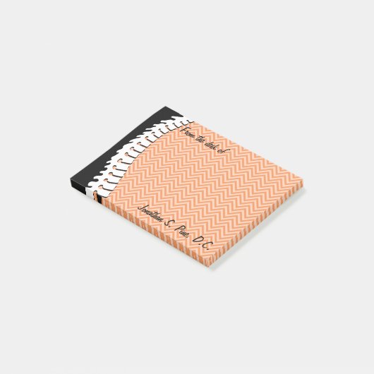 Aangepaste notities voor ruggengraat en Chevrons Post-it® Notes (Schuin)