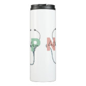 Aangepaste NP Name Cadeft van Nurse Practitioner R Thermosbeker (Achterkant)