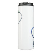 Aangepaste NP Name Cadeft van Nurse Practitioner R Thermosbeker (Achterkant)