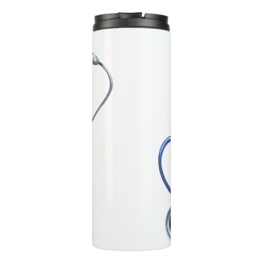 Aangepaste NP Name Cadeft van Nurse Practitioner R Thermosbeker (Achterkant)