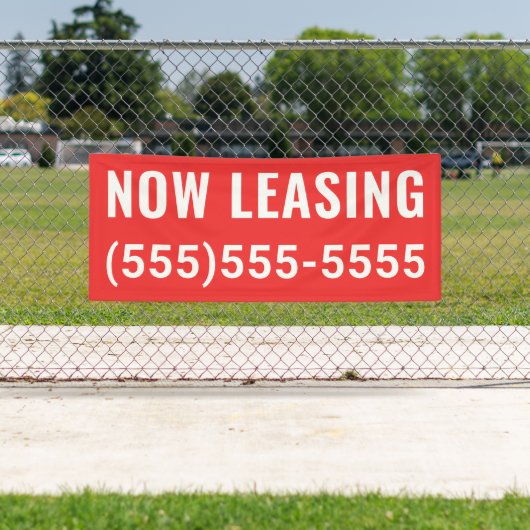 Aangepaste nu leasebanner spandoek (Insitu)