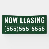 Aangepaste nu leasebanner spandoek (Horizontaal)