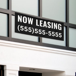 Aangepaste nu leasebanner spandoek