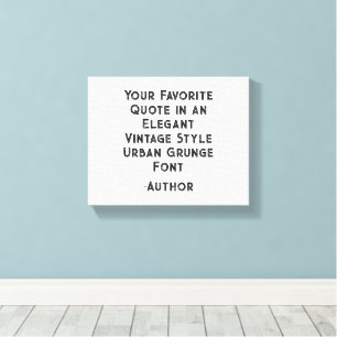 Aangepaste offerte canvas afdruk