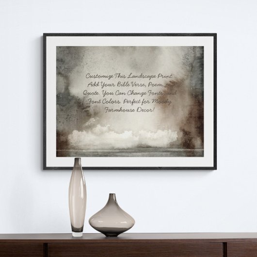 Aangepaste offerte, Gezegde, Bijbelvers Moody Wate Poster