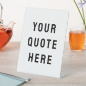 Aangepaste offerte Hier Aangepaste teksttabel Reclamebord Met Voetstuk (Insitu)