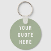 Aangepaste offerte Hier Gift Sage gepersonaliseerd Sleutelhanger (Voorkant)
