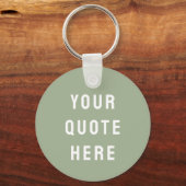 Aangepaste offerte Hier Gift Sage gepersonaliseerd Sleutelhanger (Voorkant)