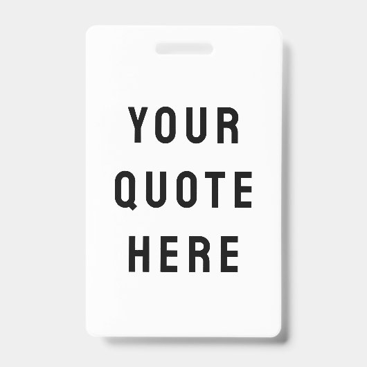 Aangepaste offerte hier Persoonlijke tekst naam Badge (Voorzijde)