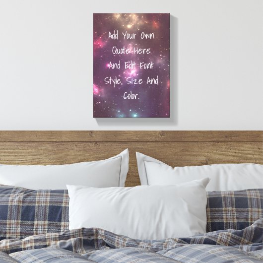 Aangepaste offerte, maak je eigen canvas afdruk (Insitu (Slaapkamer))