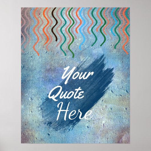Aangepaste offerte-optie Aangepast Poster (Voorkant)