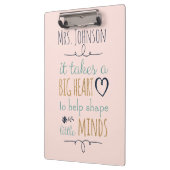 Aangepaste offerte voor docenten klembord (Links)