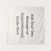 Aangepaste offertes Inspirerend Motivatie Wandkleed (Voorkant (horizontaal))