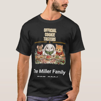 Aangepaste officiële koekjesproevers 2026 bemannin t-shirt
