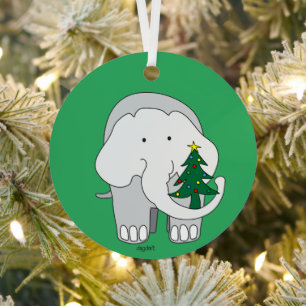 Aangepaste Olifant Kerst Ornament