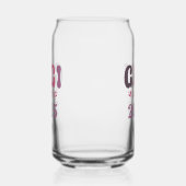 Aangepaste oma gigi sinds 20xx Moederdag Gift Blikvorm Glas (Rechts)