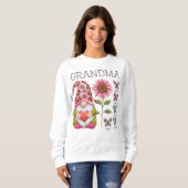 Aangepaste oma met Kind namen, moeder en oma Trui (Voorkant volledig)