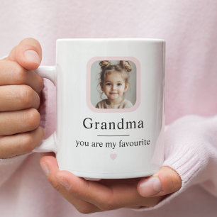 Aangepaste oma Mok met 1 kleinkind foto