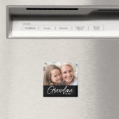 Aangepaste Oma Opgericht Foto Magneet (Insitu (Vaatwasser))