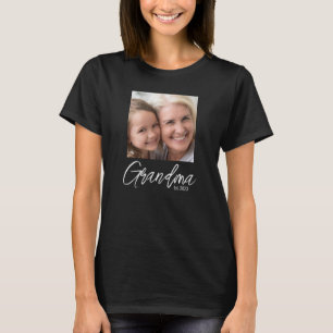 Aangepaste oma-opgerichte foto t-shirt