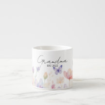 Aangepaste oma - Oprichtingsjaar - Bloem en vlind